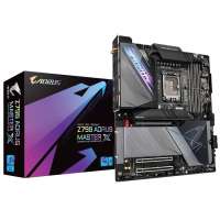 Материнская плата E-ATX GIGABYTE Z790 AORUS MASTER X (LGA1700, Z790, 4*DDR5 (8266), 4*SATA 6G RAID, 5*M.2, 3*PCIE, 10Glan, WiFi, BT, DP, 3*USB Type-C,